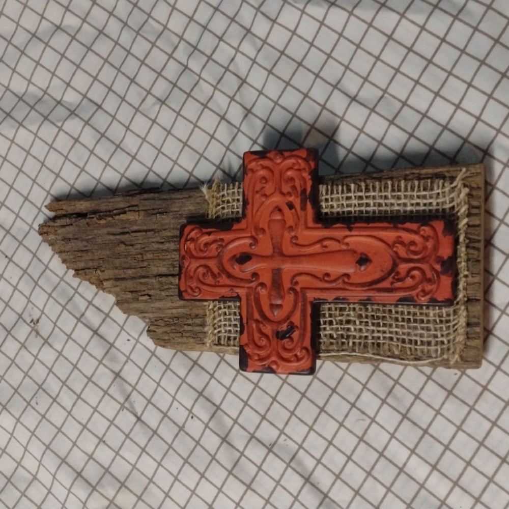 Rustic Barn Lumber Cross